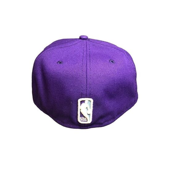 New Era Los Angeles Lakers Pop Sweat 59FIFTY Fitted Cap Hat Size 7 1/4 - Picture 2 of 6